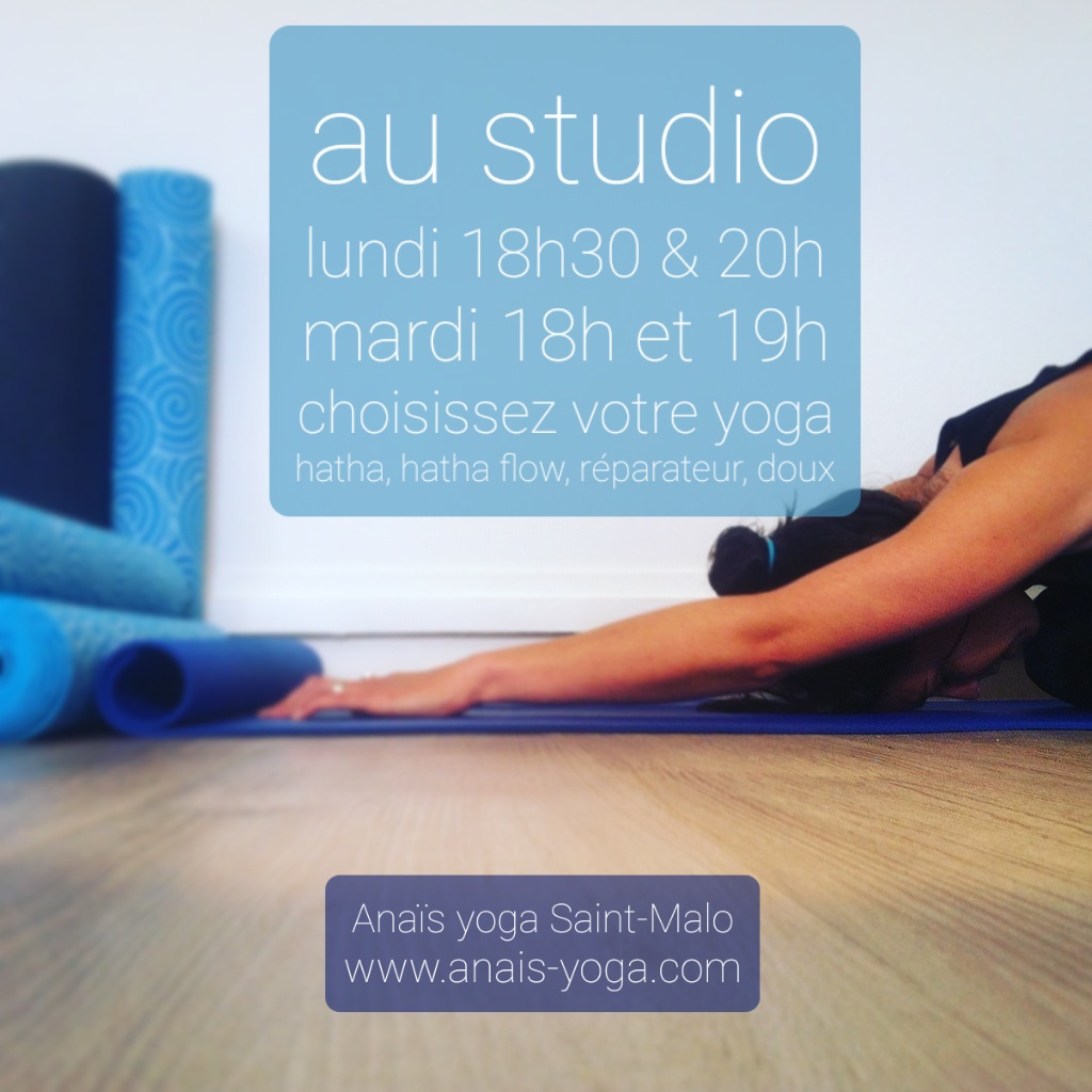 Eté 2020 Cours de yoga à SaintMalo Anaïs Yoga